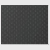 Modern Abstract kerstboom Black Holiday Gift Cadeaupapier (Vlak)