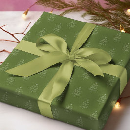 Modern Abstract kerstboom groen vakantie cadeau Cadeaupapier