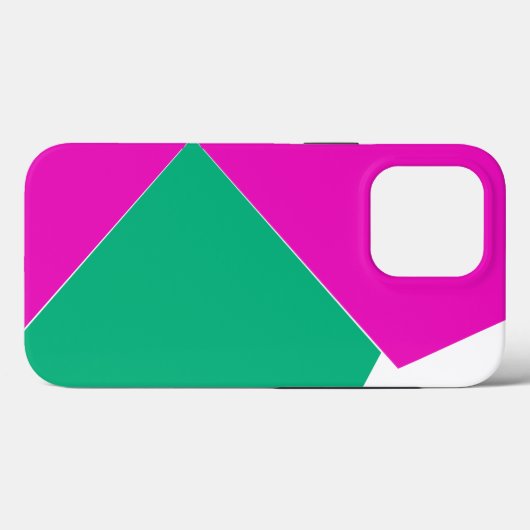modern Abstract kleurenblok roze, esthetisch Case-Mate iPhone Case (Achterkant (horizontaal))