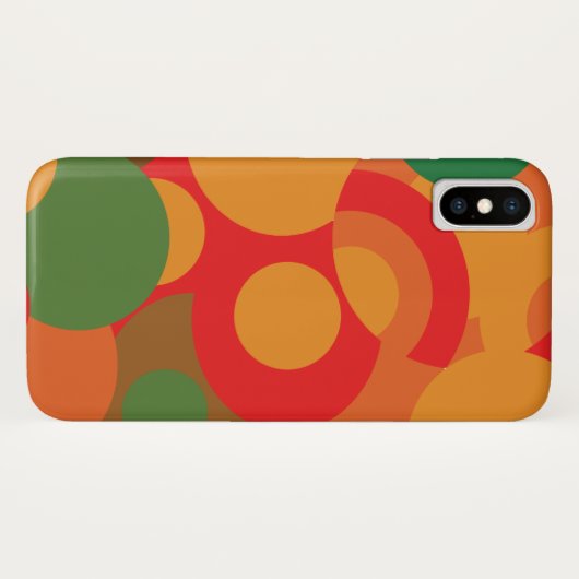 Modern abstract kleurrijk Retro patroon Case-Mate iPhone Case (Achterkant (horizontaal))