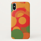Modern abstract kleurrijk Retro patroon Case-Mate iPhone Case (Achterkant)