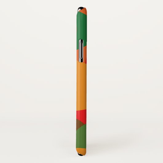 Modern abstract kleurrijk Retro patroon Case-Mate iPhone Case (Achterkant / rechts)