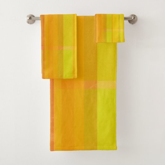 Modern Abstract | Kleurrijke Citrus kleuren Bad Handdoek (Insitu)