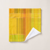 Modern Abstract | Kleurrijke Citrus kleuren Bad Handdoek (Wasdoekje)