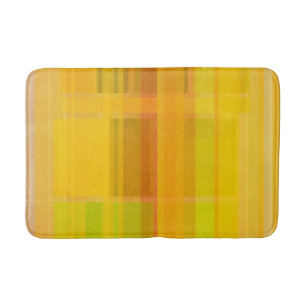 Modern Abstract   Kleurrijke Citrus kleuren Badmat