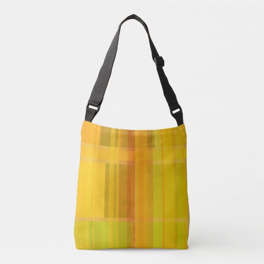 Modern Abstract | Kleurrijke Citrus kleuren Crossbody Tas (Voorkant)