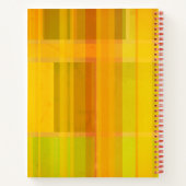 Modern Abstract | Kleurrijke Citrus kleuren Notitieboek (Achterkant)