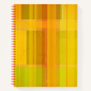 Modern Abstract Kleurrijke Citrus kleuren Notitieboek