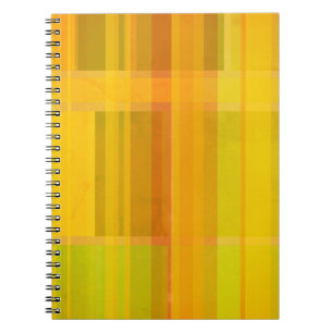 Modern Abstract Kleurrijke Citrus kleuren Notitieboek