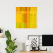 Modern Abstract | Kleurrijke Citrus kleuren Poster (Thuiskantoor)