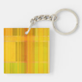Modern Abstract | Kleurrijke Citrus kleuren Sleutelhanger (Achterkant)