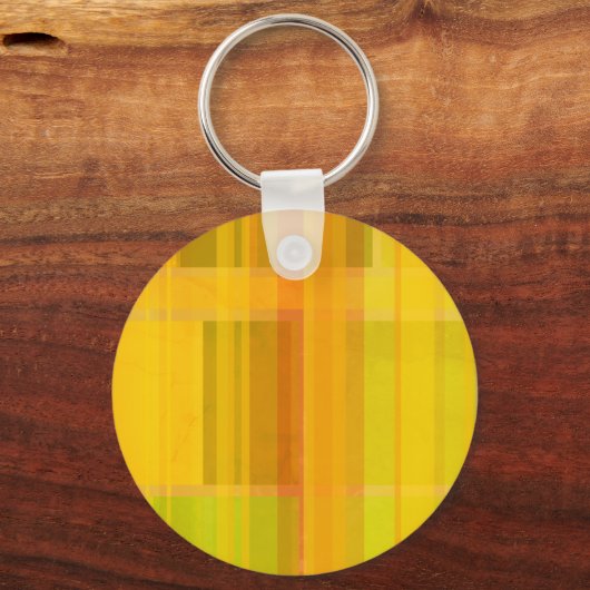 Modern Abstract | Kleurrijke Citrus kleuren Sleutelhanger (Voorkant)
