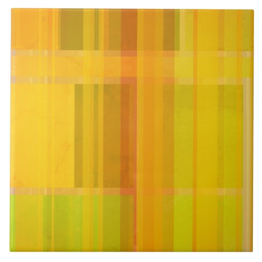 Modern Abstract | Kleurrijke Citrus kleuren Tegeltje (Voorkant)