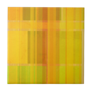 Modern Abstract Kleurrijke Citrus kleuren Tegeltje