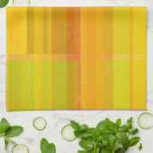 Modern Abstract | Kleurrijke Citrus kleuren Theedoek (Gevouwen)