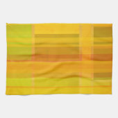 Modern Abstract | Kleurrijke Citrus kleuren Theedoek (Horizontaal)