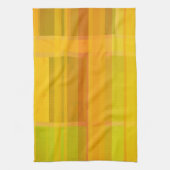 Modern Abstract | Kleurrijke Citrus kleuren Theedoek (Verticaal)