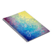 Modern Abstract kleurrijke journaal Notitieboek (Rechterzijde)