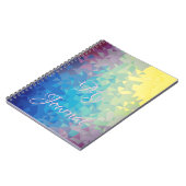 Modern Abstract kleurrijke journaal Notitieboek (Linkerzijde)