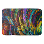 Modern Abstract kleurvol Badmat (Voorkant)
