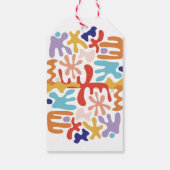 Modern Abstract kleurvol Cadeaulabel (Achterkant)