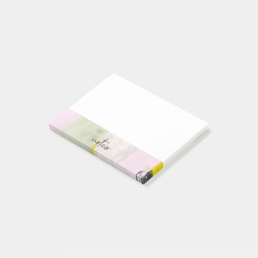 Modern Abstract kleurvol Post-it® Notes (Schuin)