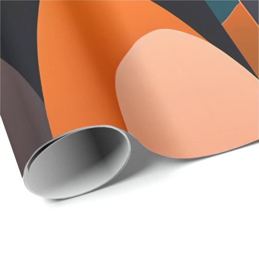 Modern Abstract kunst inpakpapier (Rol Hoek)