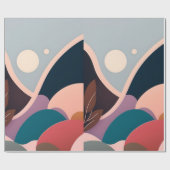 Modern Abstract kunst inpakpapier (Vlak)