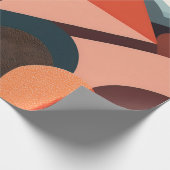 Modern Abstract kunst inpakpapier (Hoek)