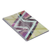 Modern Abstract Kunst Spiraal Notebook Notitieboek (Rechterzijde)
