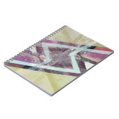 Modern Abstract Kunst Spiraal Notebook Notitieboek (Linkerzijde)