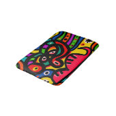 Modern Abstract kunstgezicht Badmat (Gekanteld)