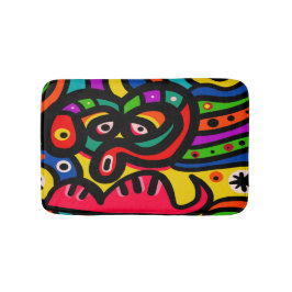 Modern Abstract kunstgezicht Badmat