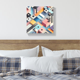 modern abstract kunstpatroon canvas afdruk