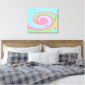 Modern Abstract kunstschilderCanvas Canvas Afdruk (Insitu (Slaapkamer))