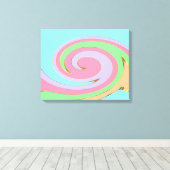Modern Abstract kunstschilderCanvas Canvas Afdruk (Insitu (Houten vloer))