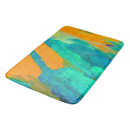 Modern Abstract kunstwerk Badmat