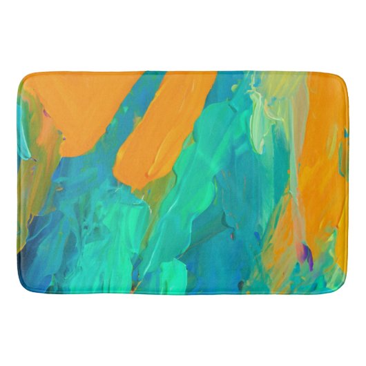 Modern Abstract kunstwerk Badmat (Voorkant)