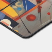 Modern Abstract kunstwerk Bureaumat (Hoek)