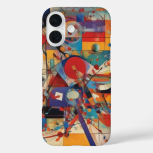 Modern Abstract kunstwerk iPhone 16 Hoesje