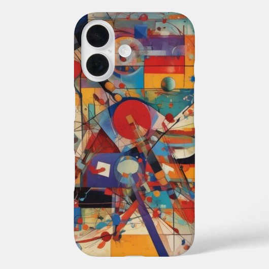 Modern Abstract kunstwerk Case-Mate iPhone Case (Achterkant)