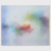 Modern Abstract kunstwerk elegant kleurrijk ontwer Cadeaupapier (Vlak)