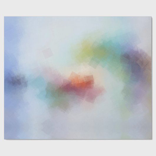 Modern Abstract kunstwerk elegant kleurrijk ontwer Cadeaupapier (Vlak)