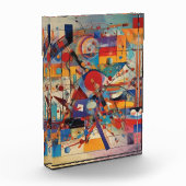 Modern Abstract kunstwerk Fotoblokken (Links)