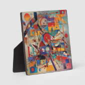 Modern Abstract kunstwerk Fotoplaat (Voorkant)