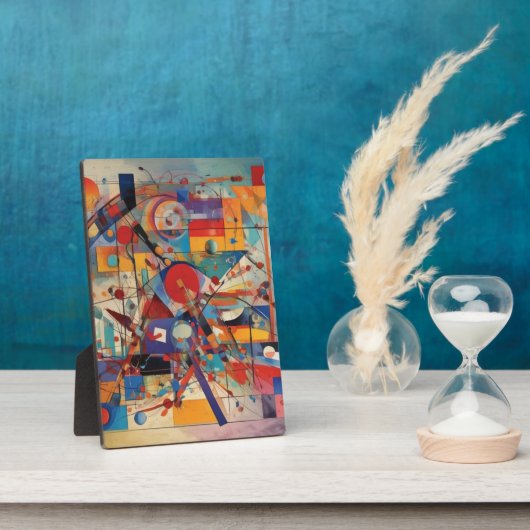 Modern Abstract kunstwerk Fotoplaat (Zijkant)