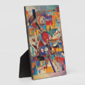 Modern Abstract kunstwerk Fotoplaat (Zijkant)