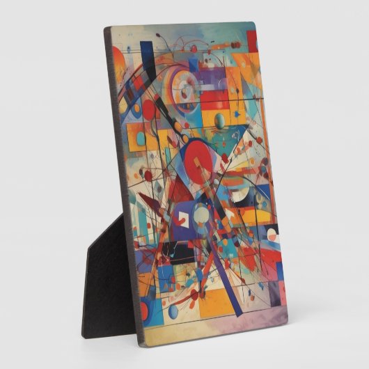 Modern Abstract kunstwerk Fotoplaat (Zijkant)