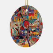 Modern Abstract kunstwerk Keramisch Ornament (Rechts)