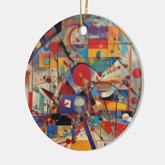 Modern Abstract kunstwerk Keramisch Ornament (Links)